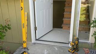 Jeld Wen Front Door Installation  Really crappy products and craftsmanship PART 1 [upl. by Nagel]