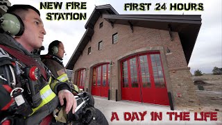 First 24 Hours in a New Fire Station  A Day in the Life [upl. by Aicemak]