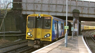 Half an Hour at 216  Birkenhead North Station 1022017  Class 507 508 terminus [upl. by Aibar]