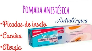 Resenha PomadaAndantol Gel [upl. by Cordle]