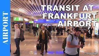 TRANSIT WALK AT FRANKFURT Airport FRA Terminal 1  Connection Flight Transfer Arriving amp Departing [upl. by Devinna47]